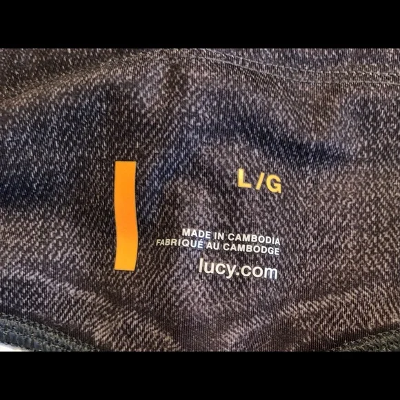 Lucy Gray and Black Slim Fit Leggings - Picture 2 of 7